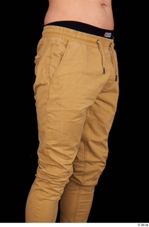 Pablo brown trousers dressed thigh 0008.jpg